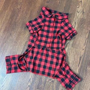 NWT Fab Dog buffalo plaid Pajamas